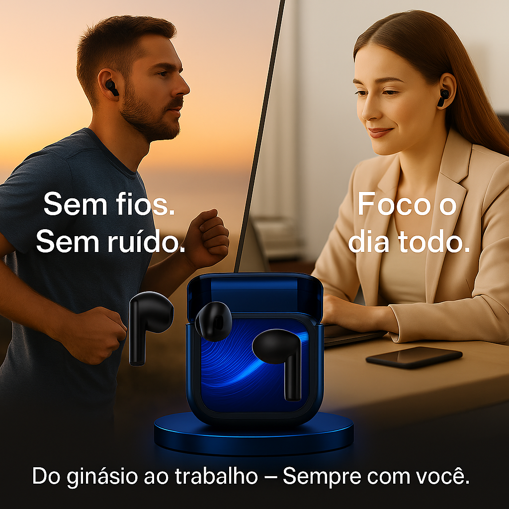 Auricular inteligente com tradutor IA