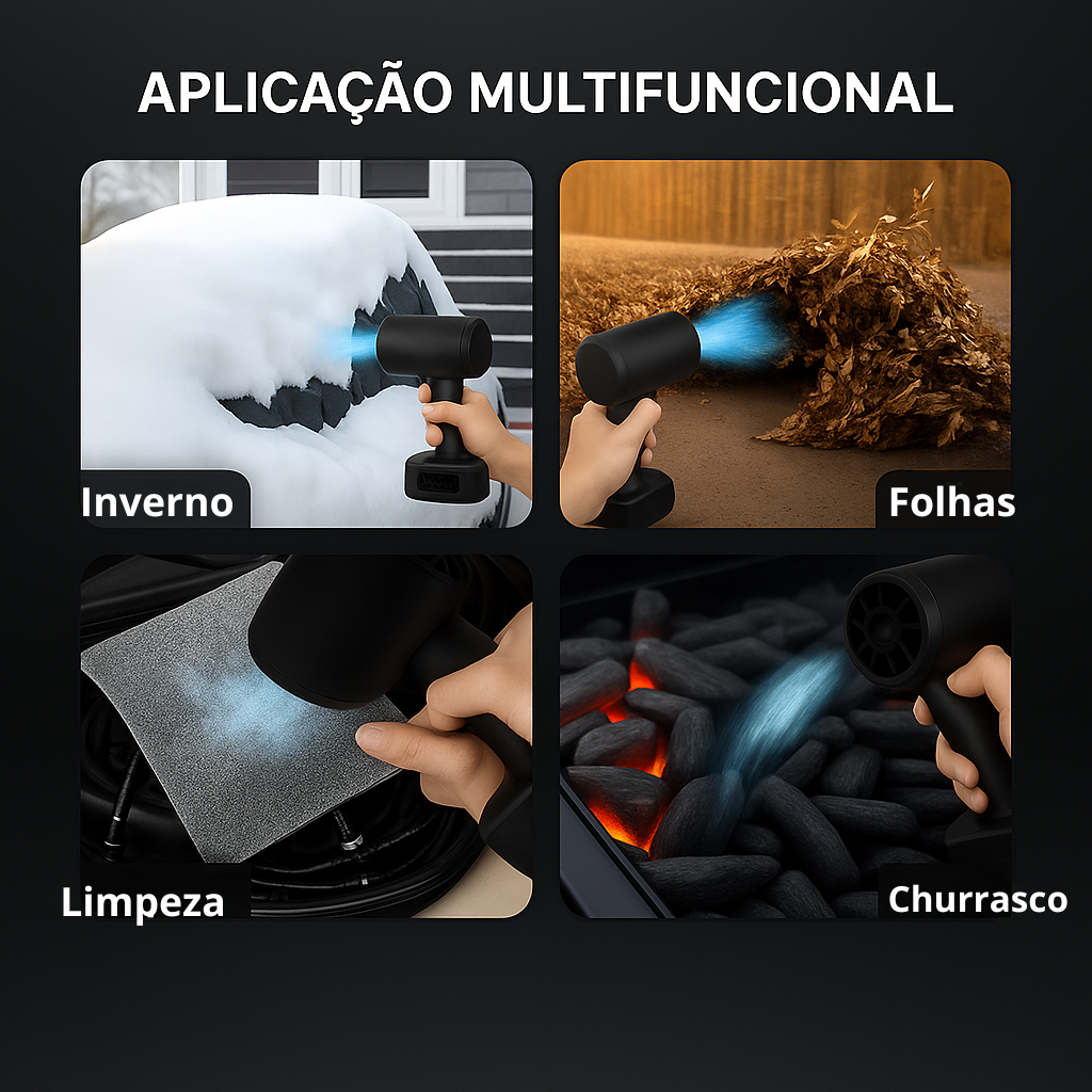 Taselo | Fluxo de ar potente e controlado